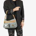 Louis Vuitton Baggy PM Monogram Denim Shoulder Bag