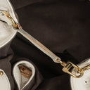 Louis Vuitton Mahina XL Leather White Monogram Shoulder Bag