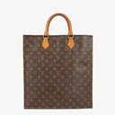 Louis Vuitton Sac Plat Monogram Canvas Bag