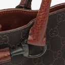 Gucci Brown GG Monogram Canvas Hobo Shoulder Bag