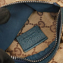 Gucci GG Multicolour Beige/Blue/Orange Monogram Canvas Belt Bag