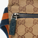Gucci GG Multicolour Beige/Blue/Orange Monogram Canvas Belt Bag