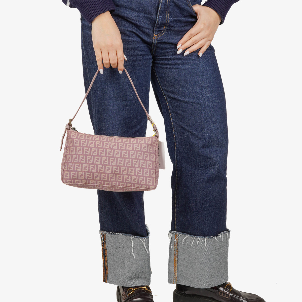 Fendi Zucchino FF Pochette Bag