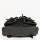 Gucci Vintage Suede and Bamboo Backpack