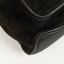 Gucci Vintage Suede and Bamboo Backpack