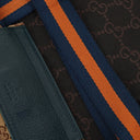 Gucci GG Multicolour Beige/Blue/Orange Monogram Canvas Belt Bag