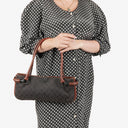 Gucci Brown GG Monogram Canvas Hobo Shoulder Bag