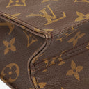Louis Vuitton Sac Plat Monogram Canvas Bag