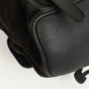 Gucci Vintage Suede and Bamboo Backpack