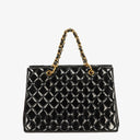 Chanel Grand Shopping Tote Quilted Lambskin Gold-Tone Hardware
