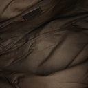 Gucci Brown Monogram Canvas and Leather Handbag