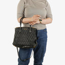 Miu Miu Matelasse Black Leather Tote Bag