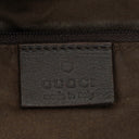 Gucci Brown Monogram Canvas and Leather Handbag