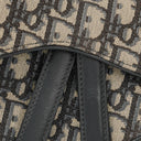 Christian Dior Small Blue Oblique Trotter Saddle Bag