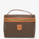 Celine Brown Macadam Vanity Handbag