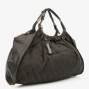 Gucci Brown Monogram Canvas and Leather Handbag