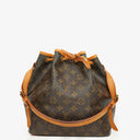 Louis Vuitton Petit Noe Monogram Canvas Shoulder Bag
