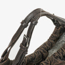 Gucci Brown Monogram Canvas and Leather Handbag