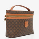 Celine Brown Macadam Vanity Handbag