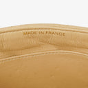 Chanel Double-Sided Flap Bag Beige Leather 24k Gold-Plated Hardware