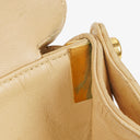 Chanel Double-Sided Flap Bag Beige Leather 24k Gold-Plated Hardware