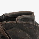 Gucci Brown Monogram Canvas and Leather Handbag