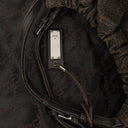 Gucci Brown Monogram Canvas and Leather Handbag