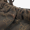 Gucci Brown Monogram Canvas and Leather Handbag