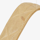 Chanel Double-Sided Flap Bag Beige Leather 24k Gold-Plated Hardware