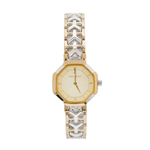 Yves Saint Laurent Octagon Two-Tone Stainless Steel Watch