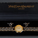 Yves Saint Laurent Octagon Two-Tone Stainless Steel Watch