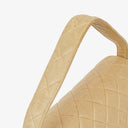 Chanel Double-Sided Flap Bag Beige Leather 24k Gold-Plated Hardware