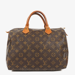 Louis Vuitton Speedy 30 Monogram Canvas Handbag