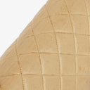 Chanel Double-Sided Flap Bag Beige Leather 24k Gold-Plated Hardware