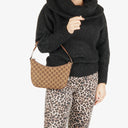 Gucci Brown Pochette GG Canvas Shoulder Bag