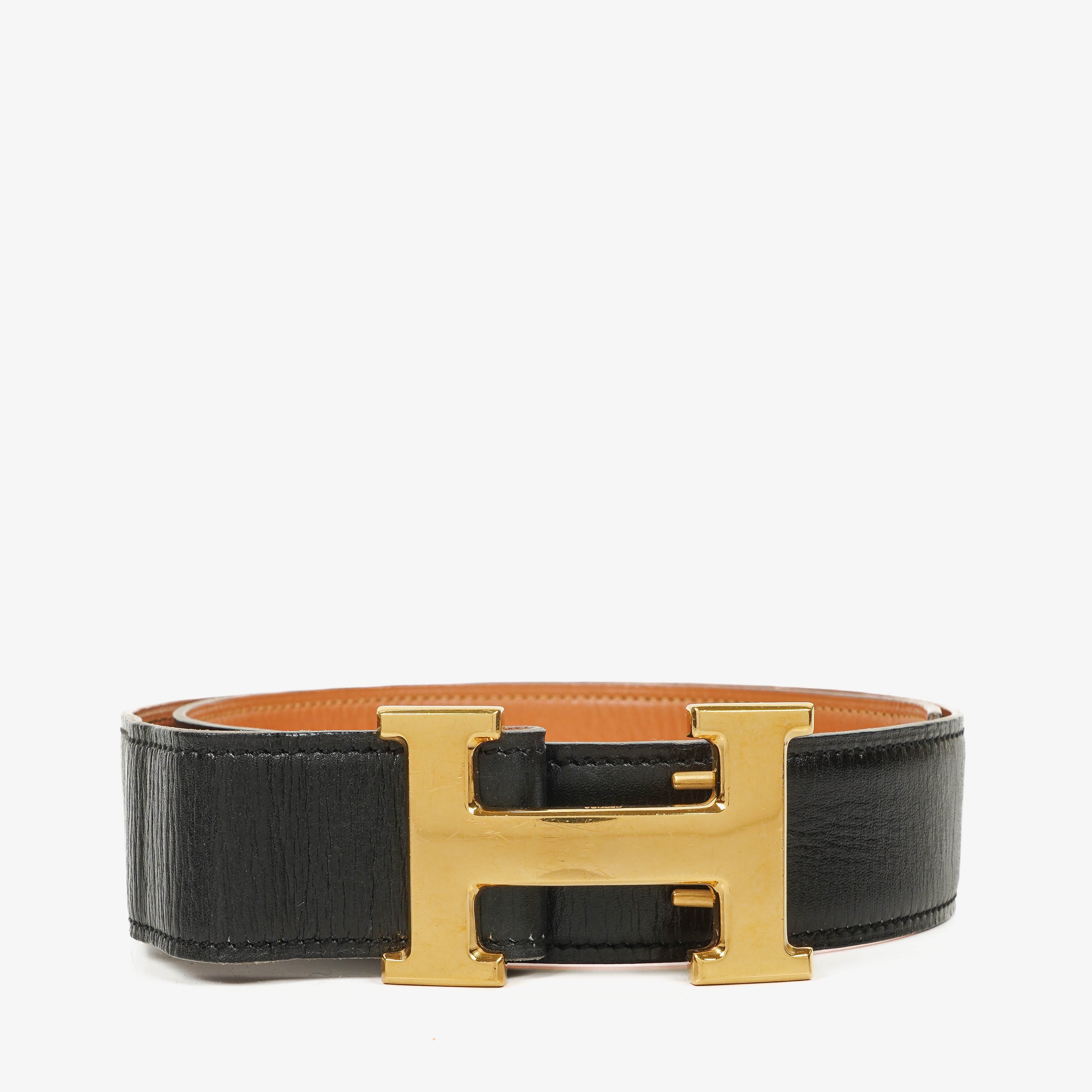 Cinturón Hermes H de cuero de 31 mm
