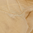 Chanel Double-Sided Flap Bag Beige Leather 24k Gold-Plated Hardware