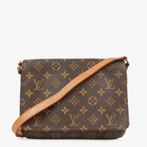 Louis Vuitton Musette Tango Monogram Canvas Shoulder Bag