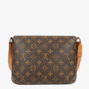 Louis Vuitton Musette Tango Monogram Canvas Shoulder Bag