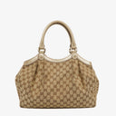 Gucci GG Canvas/Leather Sukey Medium Tote Bag