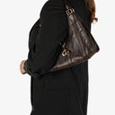Gucci Jackie Bardot Joy Brown Guccissima Leather Hobo Bag&nbsp;