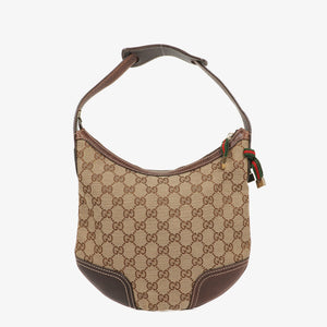 Gucci Princy Beige/Ebony GG Canvas Shoulder Bag