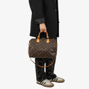 Louis Vuitton Speedy 30 Bandouliere Monogram Canvas Bag