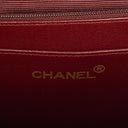 Chanel Jumbo CC Classic Single Flap Maxi Logo Bag Black Quilted Lambskin 24K Gold-Plated Hardware