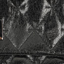 Chanel Borsa a Patta Mademoiselle in Vitello Craquelé Lucido con Ferramenta Argento