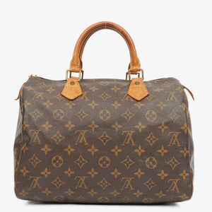Louis Vuitton Speedy 30 Monogram Canvas Handbag