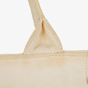 Prada Naturale White Medium Wicker and Canvas Tote Bag