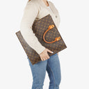 Louis Vuitton Sac Plat Monogram Canvas Bag
