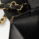 Chanel Black Leather Single Flap Bag