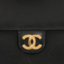 Chanel Black Leather Single Flap Bag